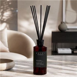 NEFÉL FRAGRANCE GARDENIA & SWEET ORANGE REFIL 480 ml - Zapas do dyfuzora zapachowego z patyczkami,  zapach gardenii oraz słodkich pomarańczy - zdjęcie 3