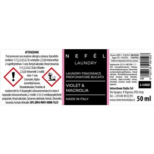 NEFEL LAUDRY FRAGRANCE - Zapach do prania 50 ml o zapachu Fiołka i Mangolii  - zdjęcie 4
