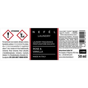 NEFEL LAUDRY FRAGRANCE - Zapach do prania 50 ml o zapachu Róży & Vanilii - zdjęcie 4