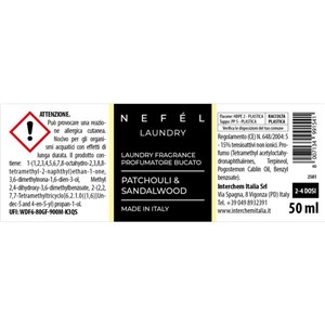 NEFEL LAUDRY FRAGRANCE - Zapach do prania 50 ml o zapachu Paczuli & Drzewa Sandałowego - zdjęcie 4