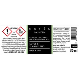 NEFEL LAUDRY FRAGRANCE - Zapach do prania 50 ml o zapachu Lotosu & Ylang Ylang - zdjęcie 4