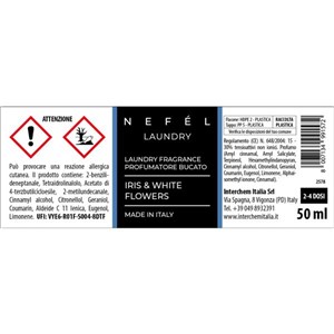 NEFEL LAUDRY FRAGRANCE - Zapach do prania 50 ml o zapachu Irysów & Białych kwiatów - zdjęcie 4