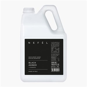 NEFÉL HAIR & BODY WASH BLACK AMBER 5000 ml - Żel i szampon 2w1 Ambra 