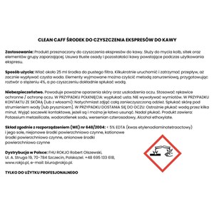 CLEAN CAFF 1 l - Płyn do czyszczenia ekspresów do kawy - zdjęcie 4