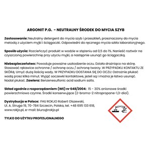 ARGONIT P.G. - 1l - Środek do mycia szyb - zdjęcie 5